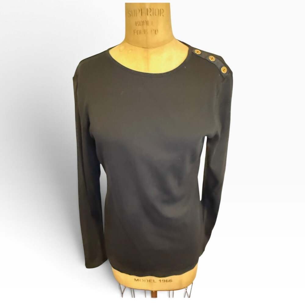 Ralph Lauren Fashion Button Top